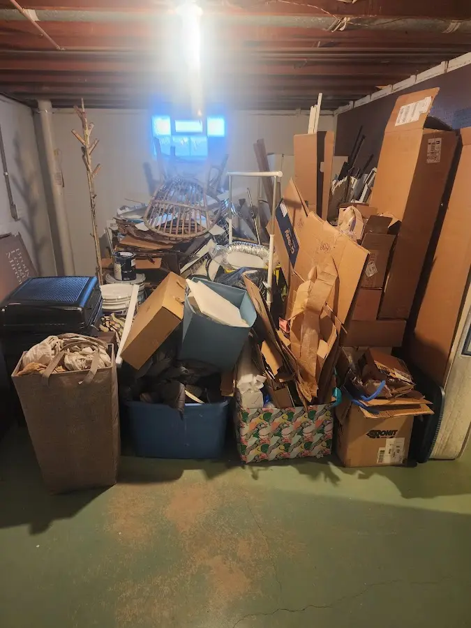 Roll-off dumpster container at job site for 2 Yard Dumpster Rental in Horizon City